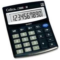 Calculadoras celica ca-351a escritorio 10 digitos